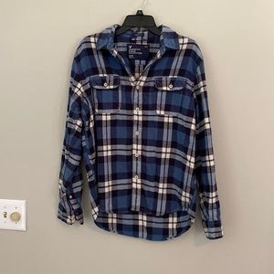 American Eagle Athletic Fit flannel shirt. Size Medium